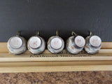 Vintage Normally China 11 pcs 6 saucers & 5 tea cups