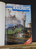 History of Railways Vol 1 Parts 1-24 Bound Volume   Red