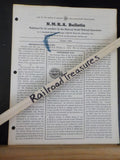 NMRA Bulletin 1940 October  4 pages