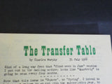 Transfer Table The Magazine 1966 Summer Vol 26 No 1