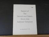 Detroit And Toledo Shore Line Annual Report 1980 soft cover