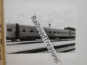 Photo Santa Fe Passenger Car 8 x 10 B&W Indian Drum