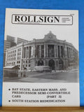Rollsign Magazine of New England Transit News 1990 January February Bay State, E