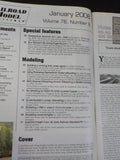 Railroad Model Craftsman Magazine 2008 January BN along the Puget Sound Working