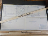 Blueprint PRR Railroad Turntables Overhead Current Collector Connect Box 412200