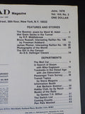 Railroad Magazine 1978 June Wet Grain Sacks in the Tunnel