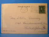 Postcard Union Depot Akron Ohio, New Year 1907, Postmarked 1906 Ohio