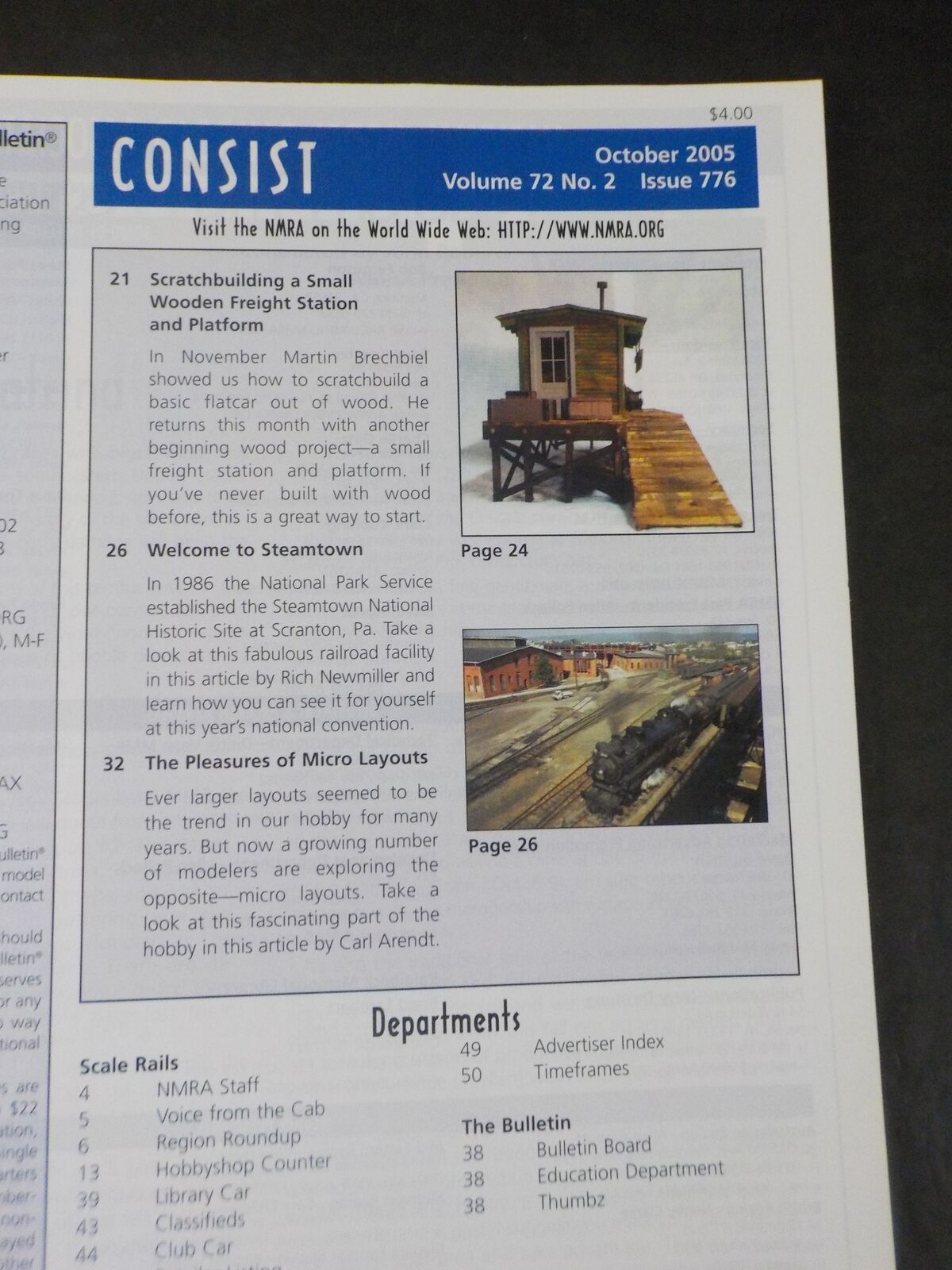 Scaler Rails Scale Rails NMRA 2005 October Micro Layouts Build a wood freighthouse ...