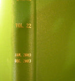 Railfan & Railroad Magazine Bound Volume 22 January - December 2003 Green