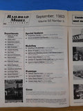 Railroad Model Craftsman Magazine 1983 September Traction Small industry modelin