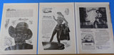 Ads Milwaukee Road Lot #5 Advertisements from various magazines (10)