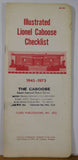 Lionel Illustrated Lionel Caboose Checklist 1945-1973 SC