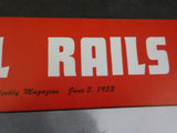 Steel Rails 1953 June 5 and May 29   2 issues