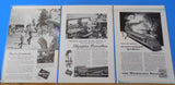 Ads Milwaukee Road Lot #13 Advertisements from various magazines (10)