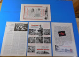 Ads Western Pacific Railroad Lot #20 Advertisements from various magazines (10)