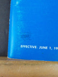 Conrail Electrical Operating Instructions 1973 C.T. 290 Soft Cover