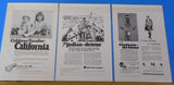 Ads Santa Fe Railway Lot #14 Advertisements from various magazines (10)
