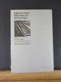 Railroad Track Mechanics & Technology edited by Kerr        Hard cover