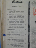 Model Builder Lot of 5 well used issues 1945-1949  NO Covers