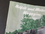 Norfolk and Western Magazine 1959 July N&W Employee    DAMAGED