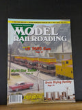 Model Railroading 2005 April Grain drying facility UP TOFC cars ATSF U33C EMD