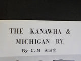 Central Headlight 1979 Fourth Quarter NYC HS Kanawha & Michigan Ry Gravel Gertie