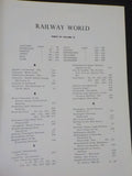 Railway World Bound Vol. XXII Jan-Dec 1961