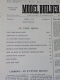 Model Builder 1939 April Lionel Magazine US Cruiser Indianapolis Lighthouse Stn