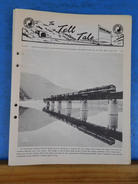 Tell Tale 1959 June Northern Pacific Employee Magazine Telltale