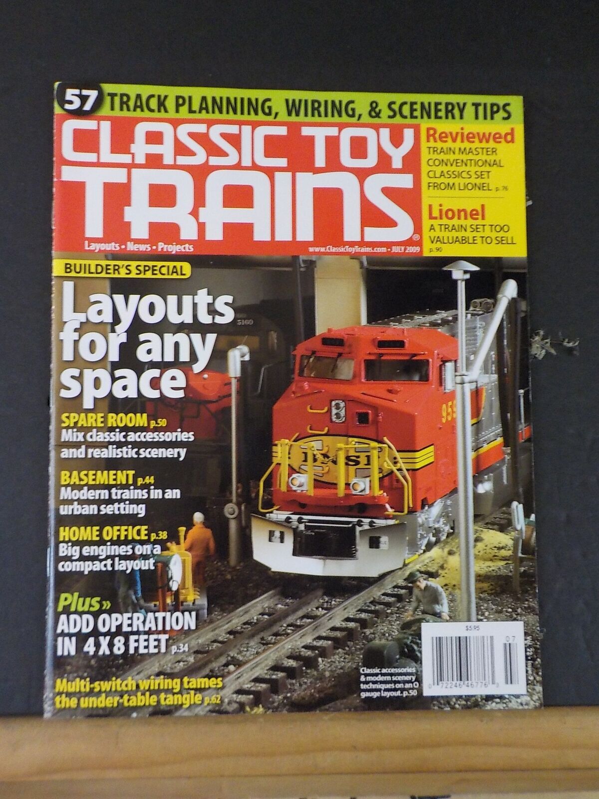 Classic Toy Trains 2009 July Layouts for any space Tips scenery