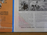 Ads Santa Fe Railway Lot #13 Advertisements from various magazines (10)