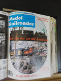 Model Railroader Magazine Complete year in MR blue binders 1977    12 issues