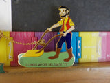 Jaycees Illinois Plow Mule  Seattle Parade 77  with Chain Lincoln Plow