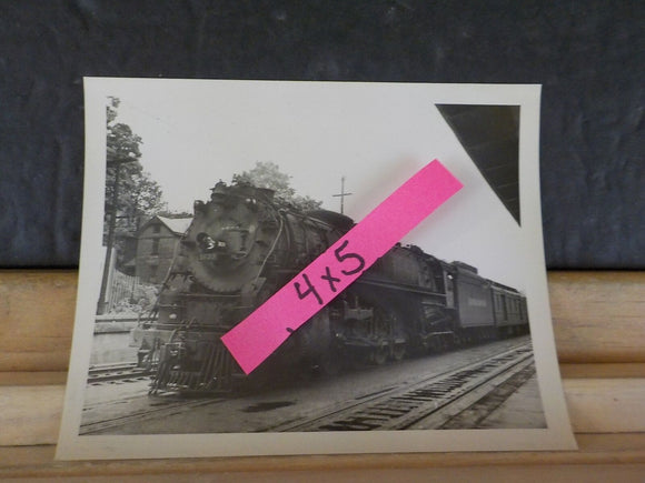 Photo Lackawanna Railroad Locomotive #1639 Black & white 4X5 Dover NJ 1947