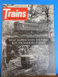 Trains Magazine 1971 January What hapopens when the public buys the railroad it