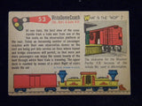 TCG Trading Card 53 Vista Dome Coach Burlington Lines Railroad Train Passenger