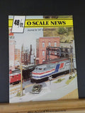 O Scale News #130 1995 October 48ft Journal for 1/4" scale modeling Benchwork