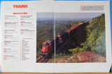 Trains Magazine 1996 June 25 years of Amtrak Hauling trash in VA MD Hot spot