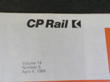 CP Rail News 1984 April 4 Employee Newspaper Marketing team assigned specific co