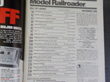 Model Railroader Magazine 1986 December Model tri level auto rack car Projects f