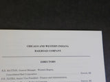 Chicago and Western Indiana Railroad Company Annual Report 1985