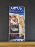 Amtrak Public Timteable Lot of 5 National  Timetables 1980-1987