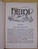 Heidi by Johanna Spyri Vintage Book by Whitman Publishing Company Red Cover