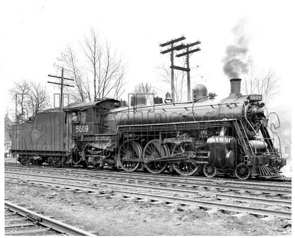 PHOTO Canadian National #5609 Palmerston Ontario 1958 8x10