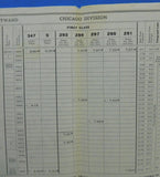 Burlington Northern employee timetable #12 1975 Chicago Region BN ETT