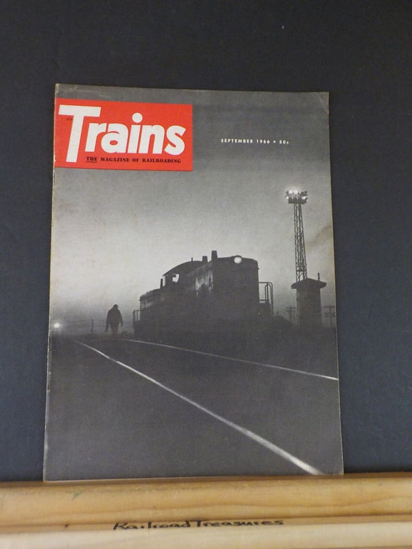 Trains Magazine 1966 September Belt Railway of Chicago MANX Belt Ry of Chicago