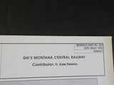 Great Northern Goat Lot Reference sheet #259 March 1998 GN's Montana Central Ry