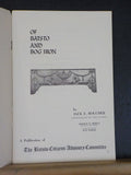 Of Basto And Bog Iron by Jack E. Boucher Soft Cover 1964