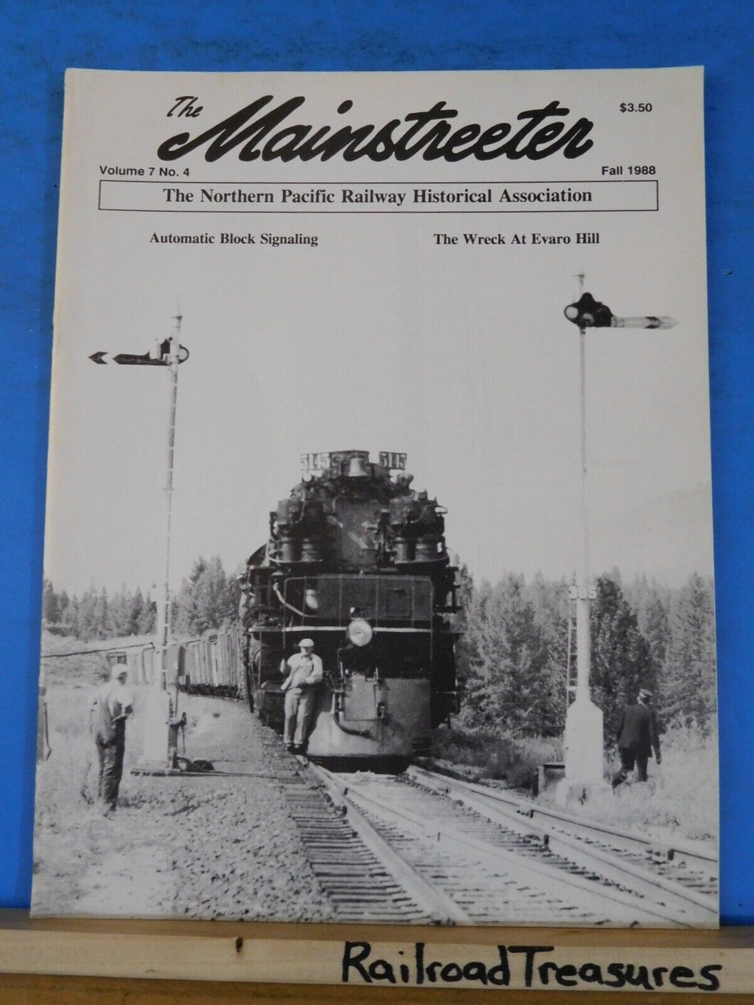 The Mainstreeter Northern Pacific Ry Historical Society Vol 7 #4 1988 Fall