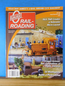 O Gauge Railroading #265 August / September 2013 Pizza Layout